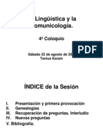 Linguistica y Comunicacion