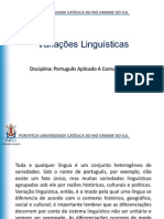 Variações Linguísticas