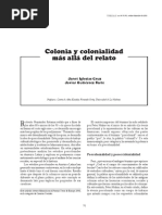 Colonia y Colonialidad