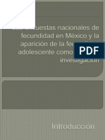 Las encuestas nacionales de fecundidad en México y