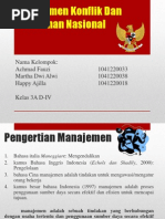 Download Manajemen Konflik Dan Ketahanan Nasional by Achmad Fauzi SN170448789 doc pdf