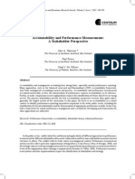 JCC Vol 5 - Issue 2 - 6 Accountability and Performance Measurement a Stakeholder Perspective