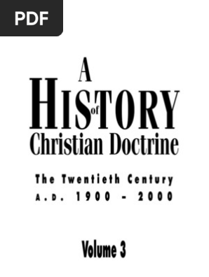 A History Of Christian Doctrine Pentecostalism Baptism - 