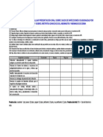 Escala de Estimación para Evaluar Presentación Oral Sobre Casos de Infecciones Ocasionadas Por Cocos Gram Positivo y Sobre Uretritis Gonococcica