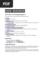 256-Color VGA Programming in C - 1996 - David Brackeen