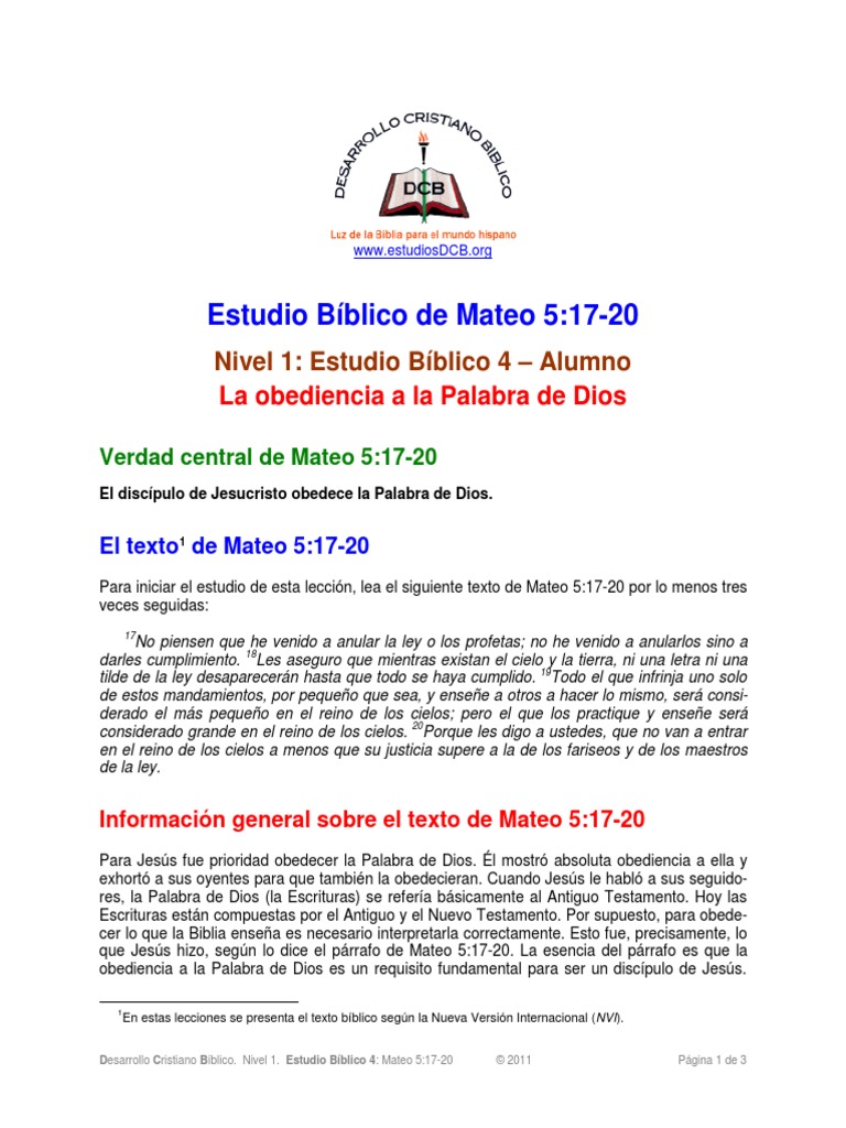 estudio biblico mateo 5 39
