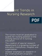 Recent Trends in Nursing Research