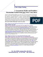 Fairtest: Common Core Assessment Myths and Realities