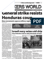 General Strike Resists Honduras Coup: Israeli Navy Seizes Aid Ship