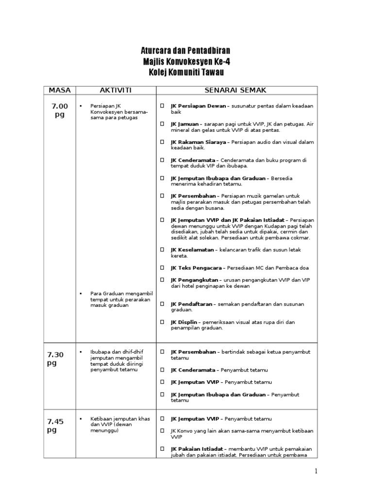 Aturcara Dan Pentadbiran Konvo Ke4 Pdf