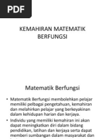 Kemahiran Matematik Berfungsi