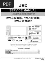 JVC Kw-nx7000 Series Navigation DVD Receiver SM