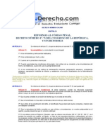 Decreto Número 30-2001 Del Congreso de La República