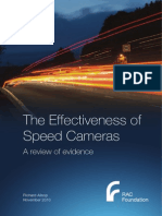 The Effectiveness of Speed Camera
