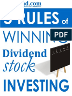 5 Rules of Winning Dividend Investing