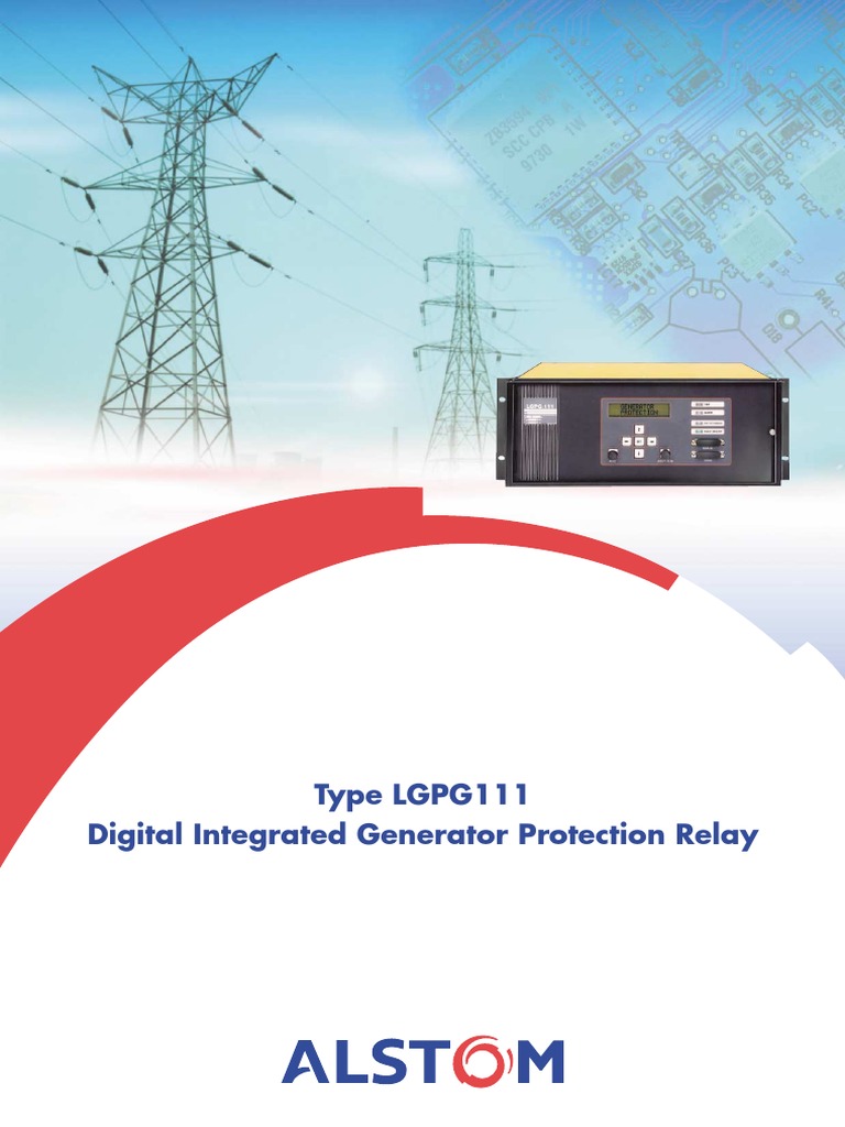 Alstom - Digital Integrated Generator Protection Relay | PDF | Relay ...