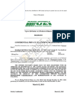 GreenTech Automotive Confidential Private Placement Memorandum
