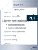 Scheduled Maintenance Program Seminar - 3. Schedule Maintenance Development