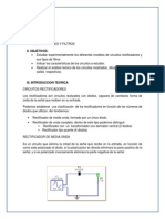 Lab. Circuitos Electronicos I - 4. - Rectificadores y Filtros