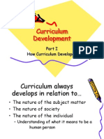 Curriculum Development