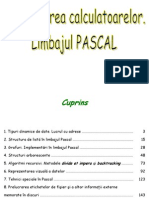 Programarea Calculatoarelor Limbajul PASCAL