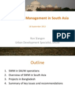 Solid Waste Management in South Asia