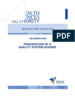 GUIDE-MQA-019-005 (Preparation of A Quality System Dossier)