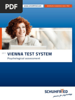 Vienna Test System 2011 en Catalog SCHUHFRIED