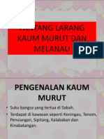 Pantang Larang Kaum Murut Dan Melanau