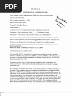 T8 B2 FAA NY Center Evanna Dowins (Dowis) FDR - Sep 03 Draft MFR - Minded by Mark DiPalmo - President NATCA ZNY 723