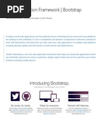 Web Application Framework - Bootstrap