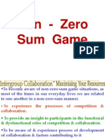 Understanding Non-Zero-Sum Games and Developing a Positive Attitude
