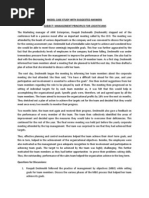 Management case with solution