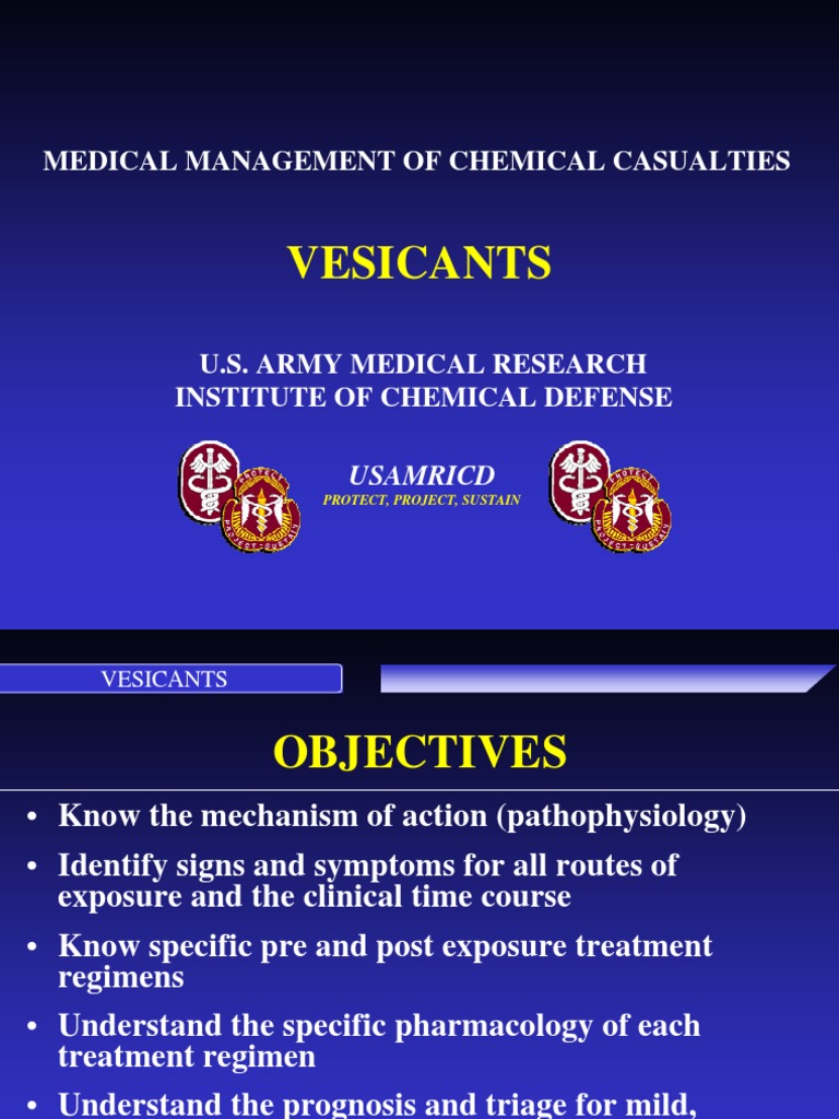 Examples Of Vesicants _ Vesicants – BIMJ