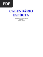 Xavier Candido F Calendário  Espírita