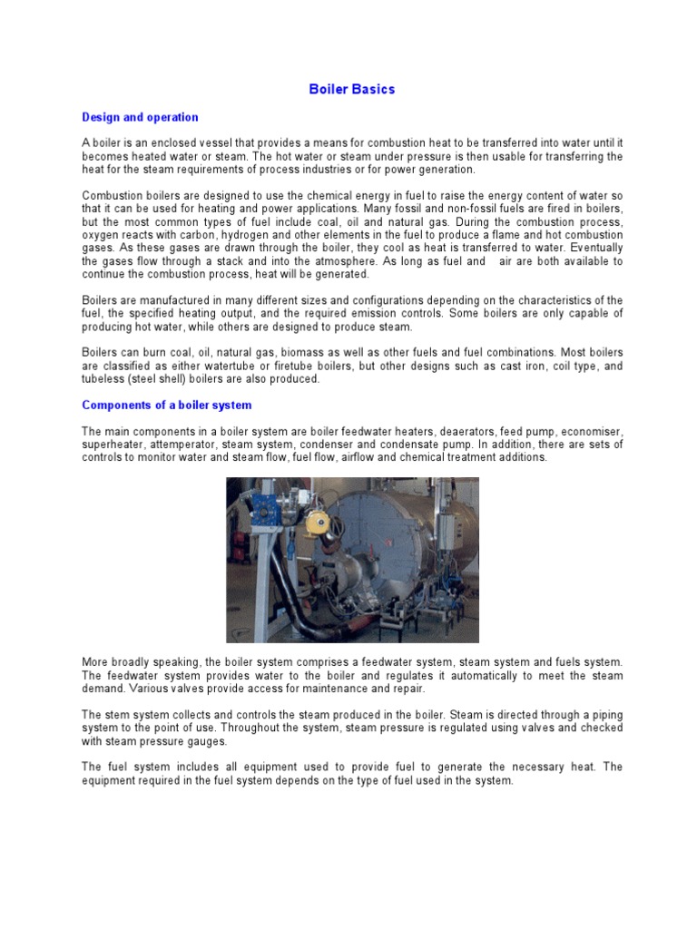 Boiler Basics | PDF | Home & Garden | Science & Mathematics