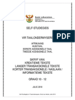 Self-Study Afrikaans GR 10-12