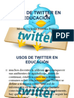 Usos de Twitter en Educación