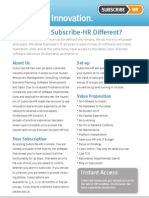 Subscribe HR Overview