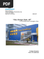 Download Ikea Globalization Strategies and Its Foray in China by Loh Yuen Ching SN170546994 doc pdf
