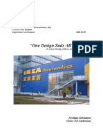 Ikea Globalization Strategies and Its Foray in China