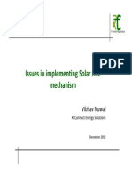 Issues in Implementing Solar REC Mechanism: Vibhav Nuwal