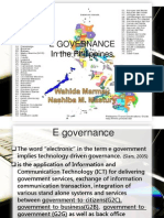 E-Governance in the Philippines: Applying ICT