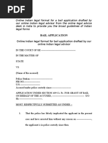 Bail Application