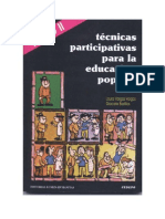 Técnicas Participativas para La Educación Popular, Tomo II