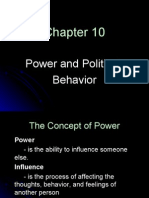 Report - Power and Political Behavior (Part I)