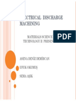 Electrical Discharge Machining - Material Science and Technology