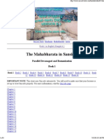 The Mahabharata in Sanskrit..