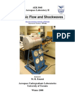 Supersonic Flow and Shock Waves