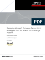 Deploying Microsoft Exchange Server 2010 Hitachi VSP